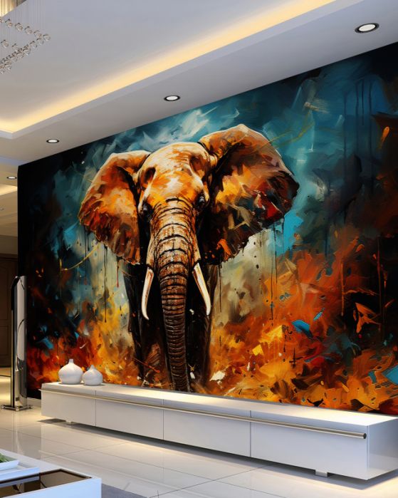 Olifanten fotobehang